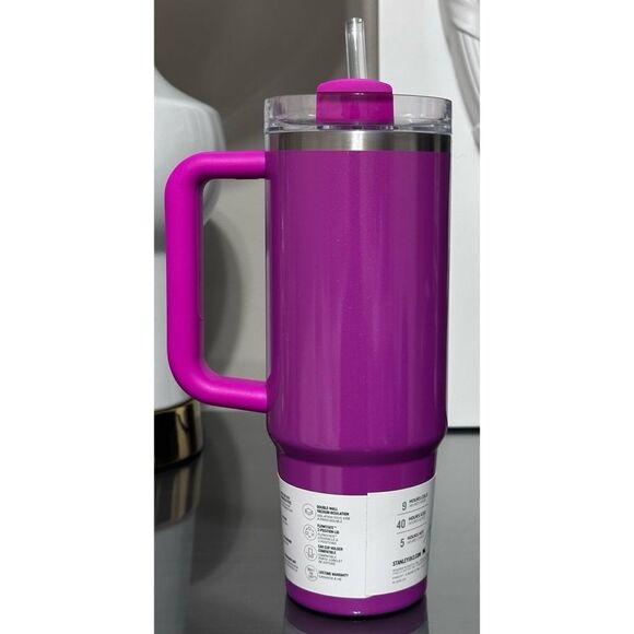 Stanley Quencher H2.0 FlowState Tumbler 30oz, PUNCH SHIMMER - Picture 2 of 4